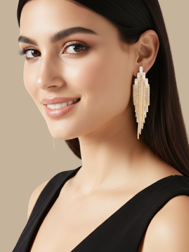 elise waterfall earrings
