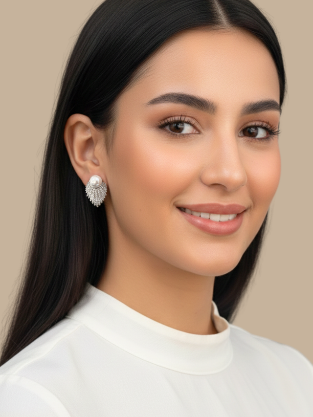 evelyn pearl earrings