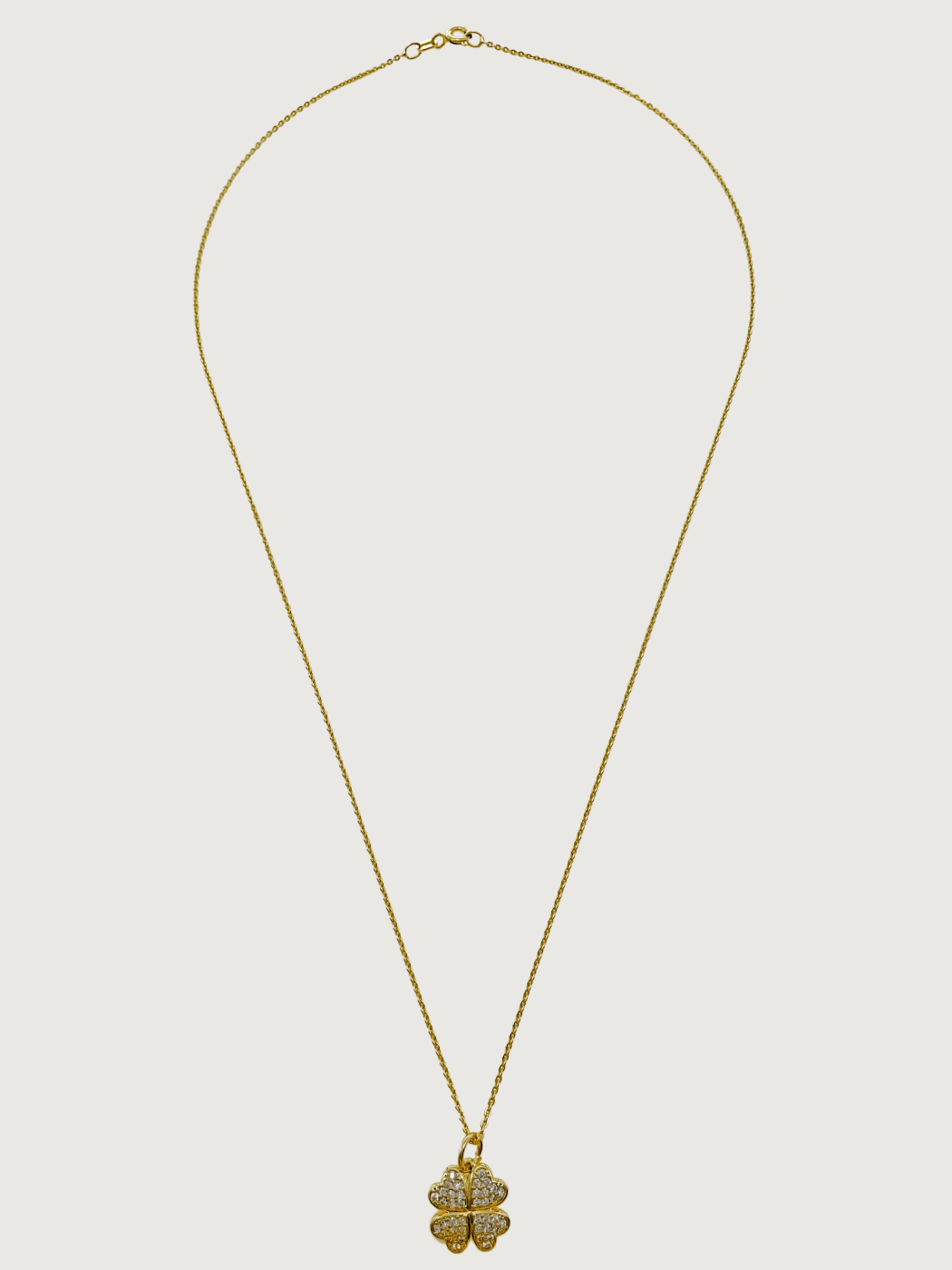 cara clover pendant necklace set