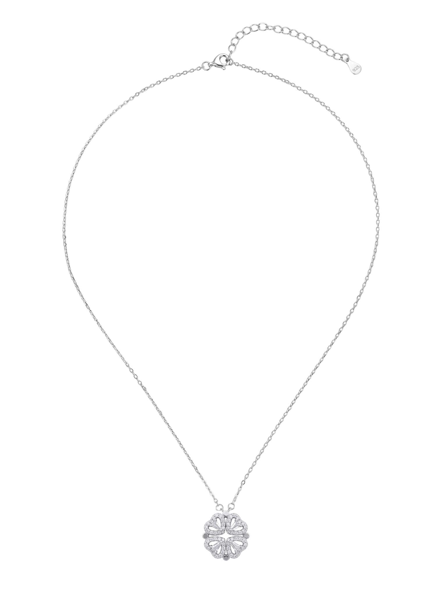 Cara Heart Clover Necklace