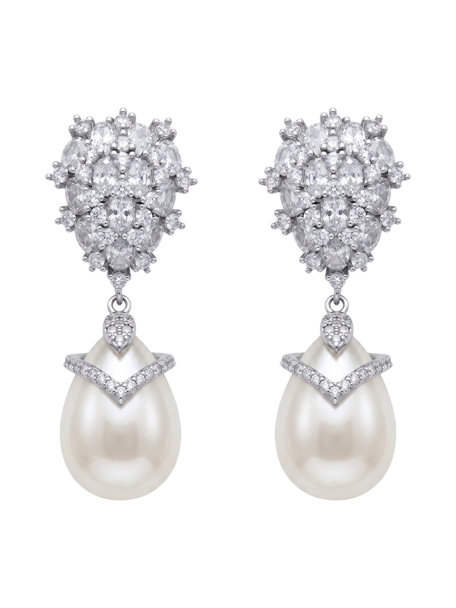 ellara pearl dangle earrings