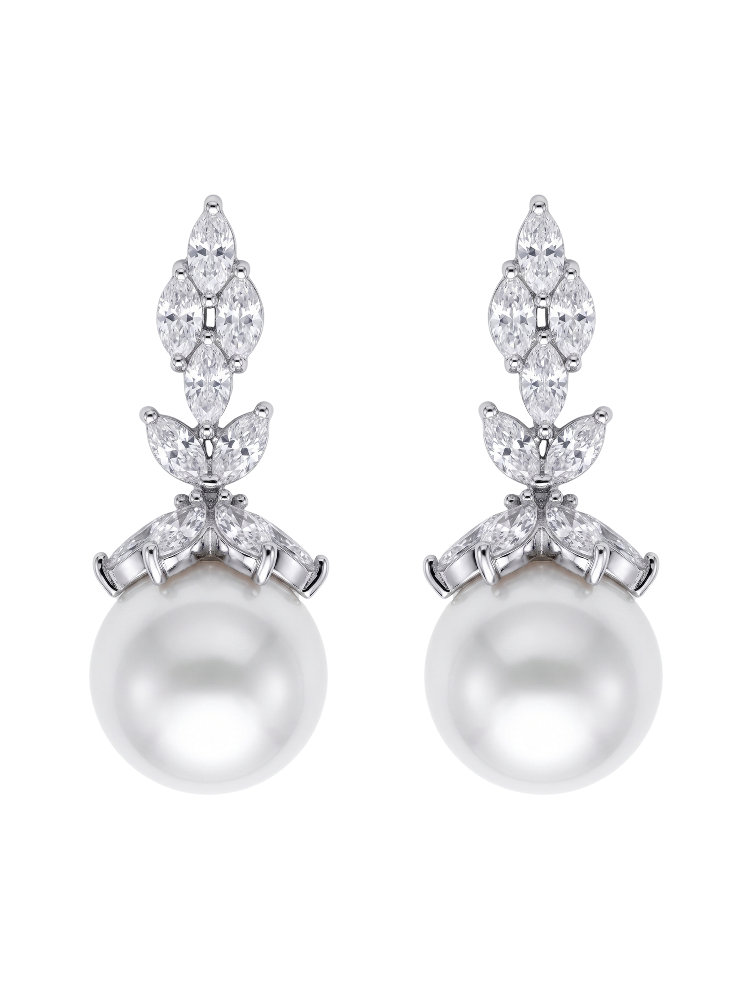 rania pearl dangle earrings