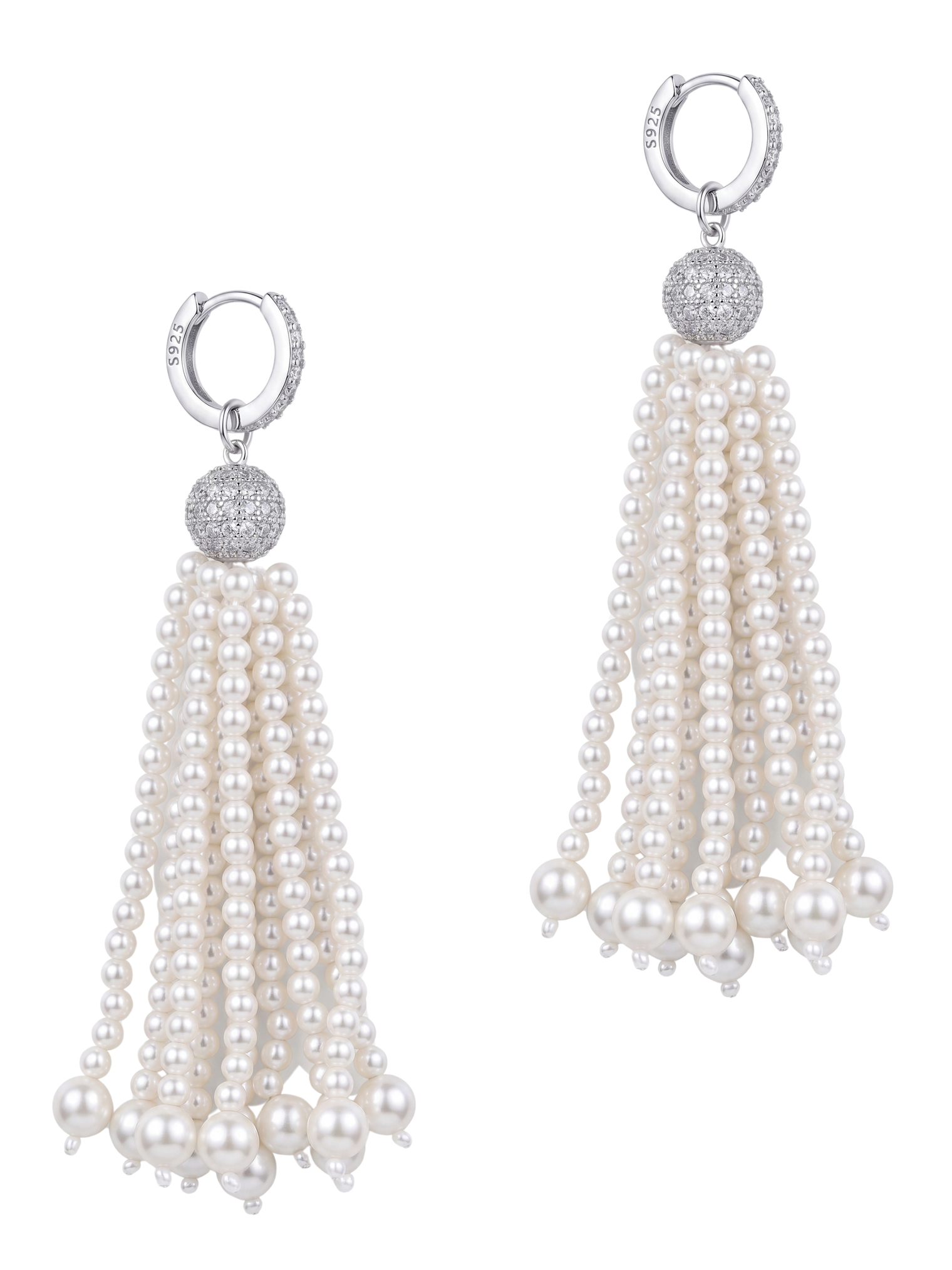 Selina Pearl Tassel Earrings