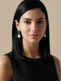 perlina pearl dangle earrings