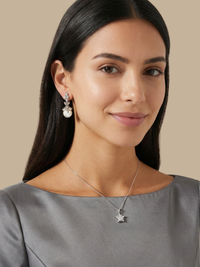 rania pearl dangle earrings