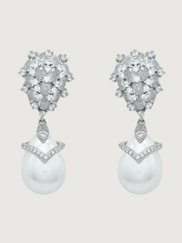 ellara pearl dangle earrings