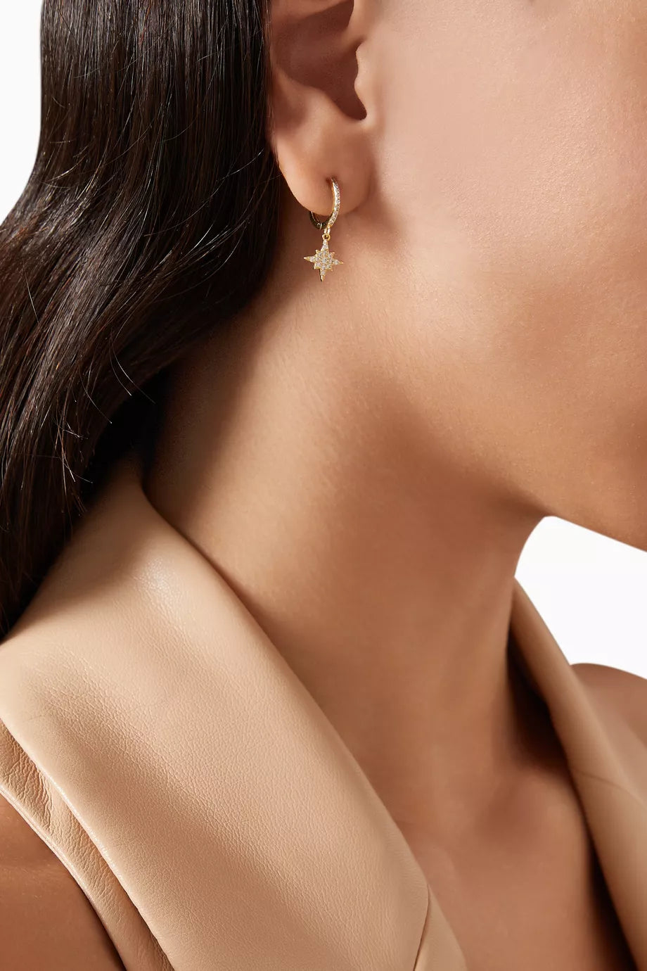 Stella Crescent & Star Earrings