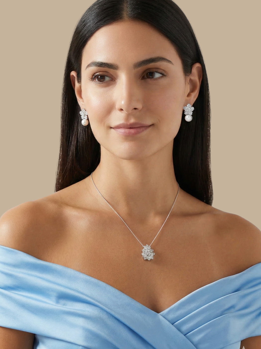 blanca pearl earrings