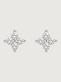 Alternate View of Irene Star Stud Earrings in 18K Gold Plated 925 Sterling Silver