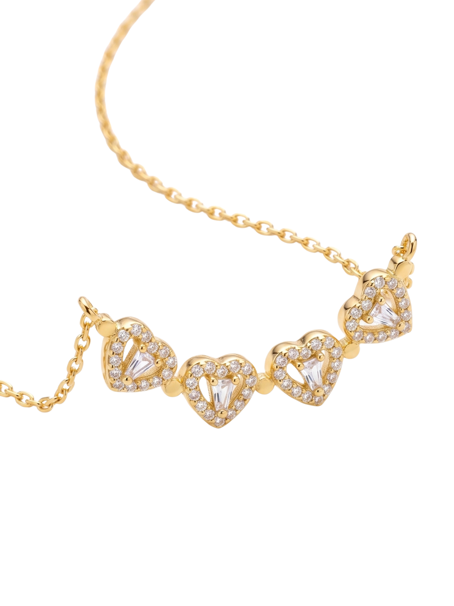 Cara Heart Clover Necklace