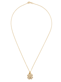 cara clover pendant necklace set