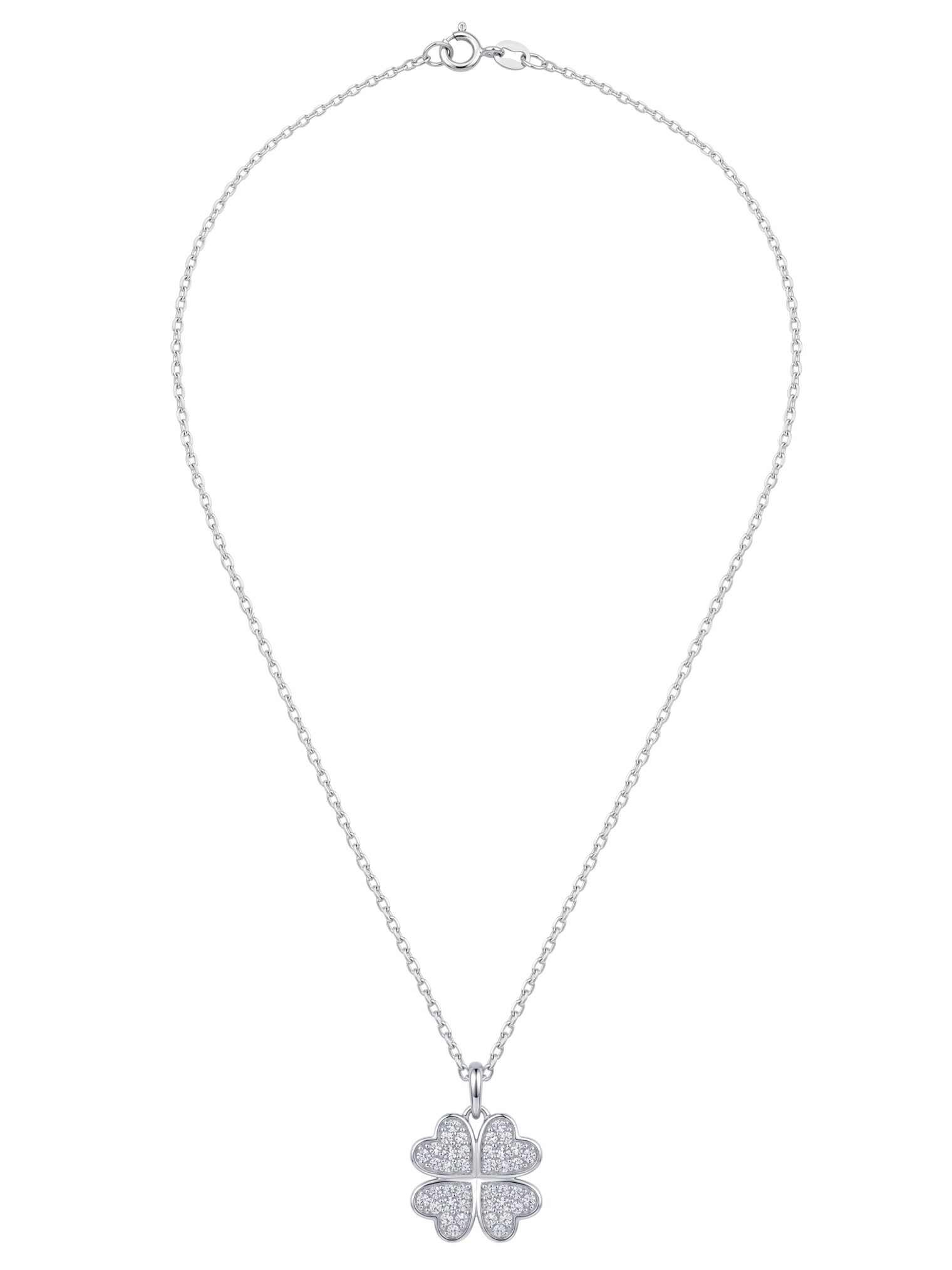 cara clover pendant necklace set