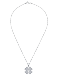 cara clover pendant necklace set