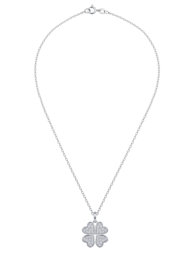 cara clover pendant necklace set