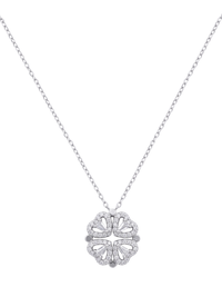 Cara Heart Clover Necklace