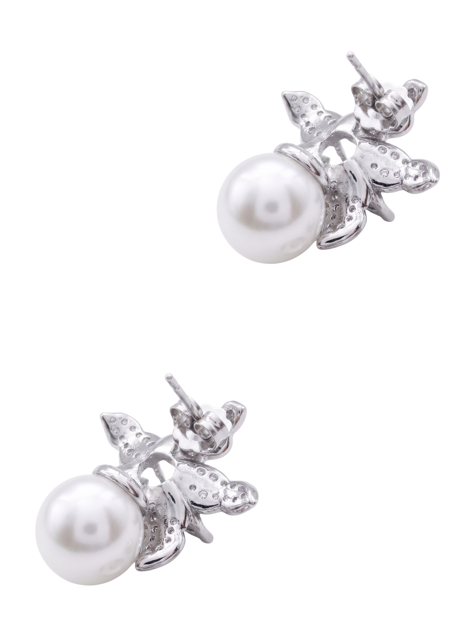 cattleya pearl earrings