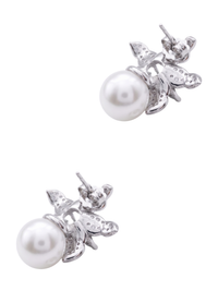 cattleya pearl earrings