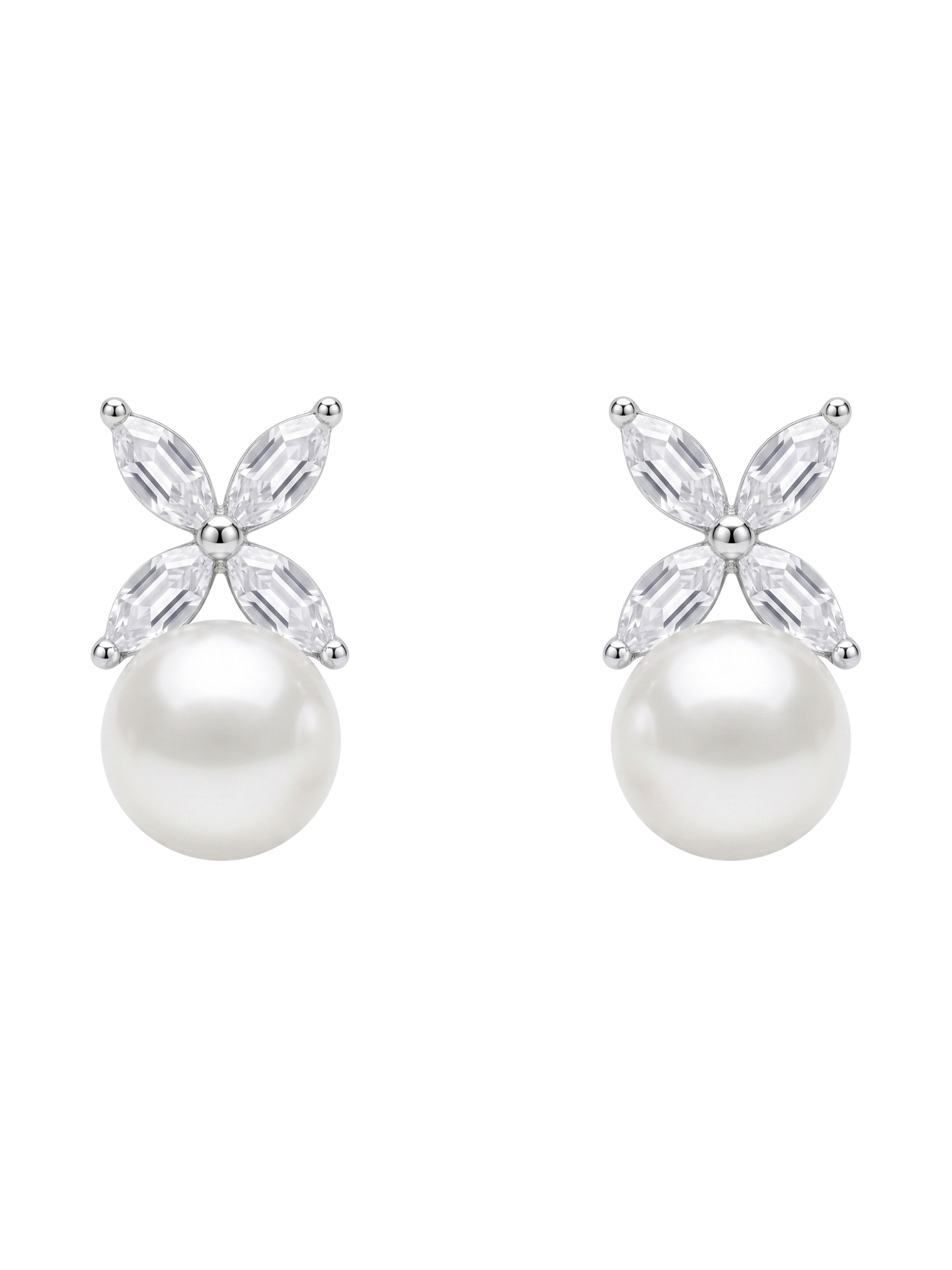 chloe pearl drop earring