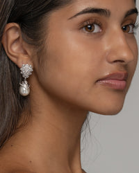 Ellara Pearl Dangle Earrings