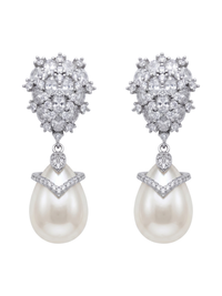 ellara pearl dangle earrings