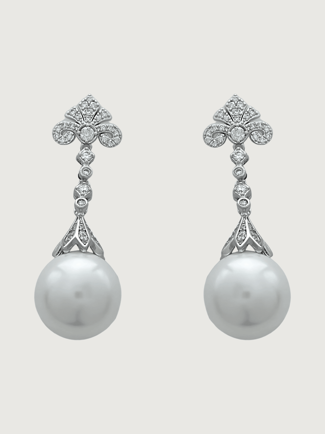 perlina pearl dangle earrings