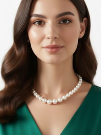 nura graduating pearl necklace