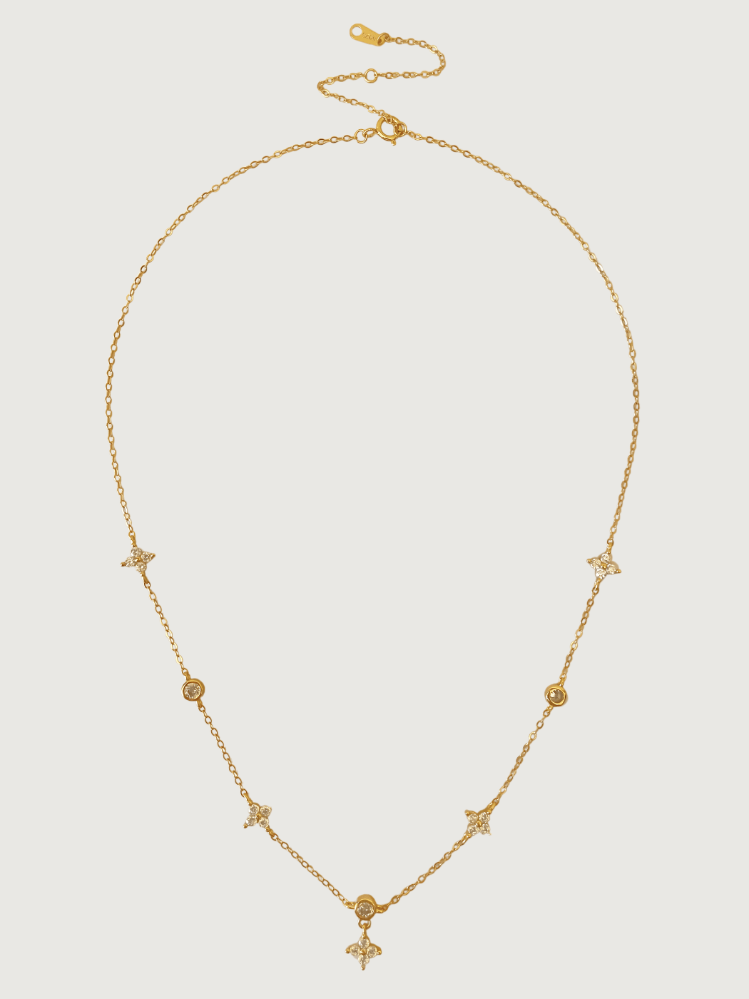irene star charm necklace