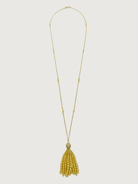 selina pearl tassel necklace