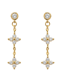 Irene Star Charm Dangle Earrings