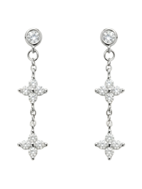 Irene Star Charm Dangle Earrings