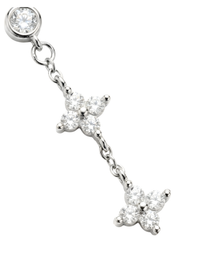 Irene Star Charm Dangle Earrings