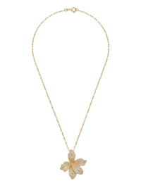orchid bloom necklace