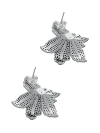orchid bloom earrings