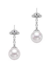 perlina pearl dangle earrings