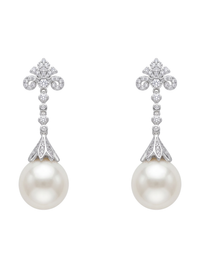perlina pearl dangle earrings