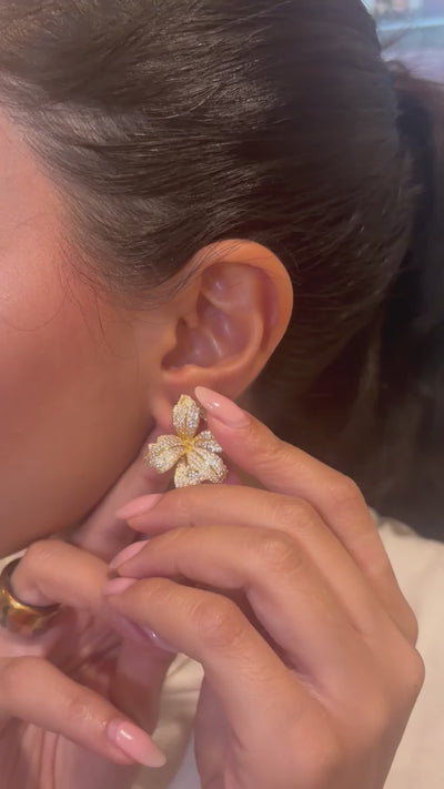 Orchid Bloom Earrings 2
