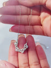 Cara Heart Clover Necklace