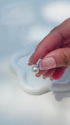 Bianca Pearl Huggie Hoop Earrings
