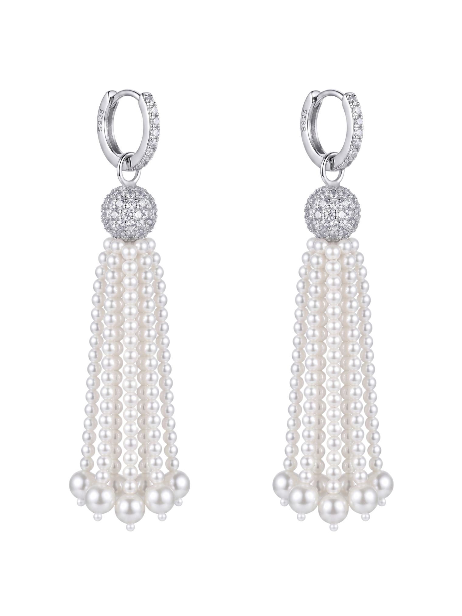 Selina Pearl Tassel Earrings