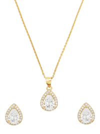Zia Drop Pendant Necklace Set