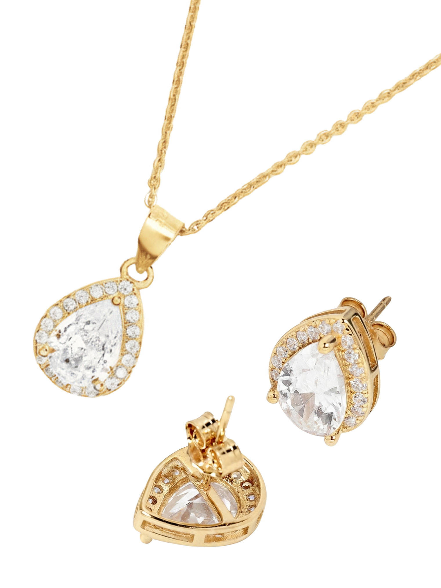 Zia Drop Pendant Necklace Set