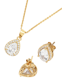 Zia Drop Pendant Necklace Set