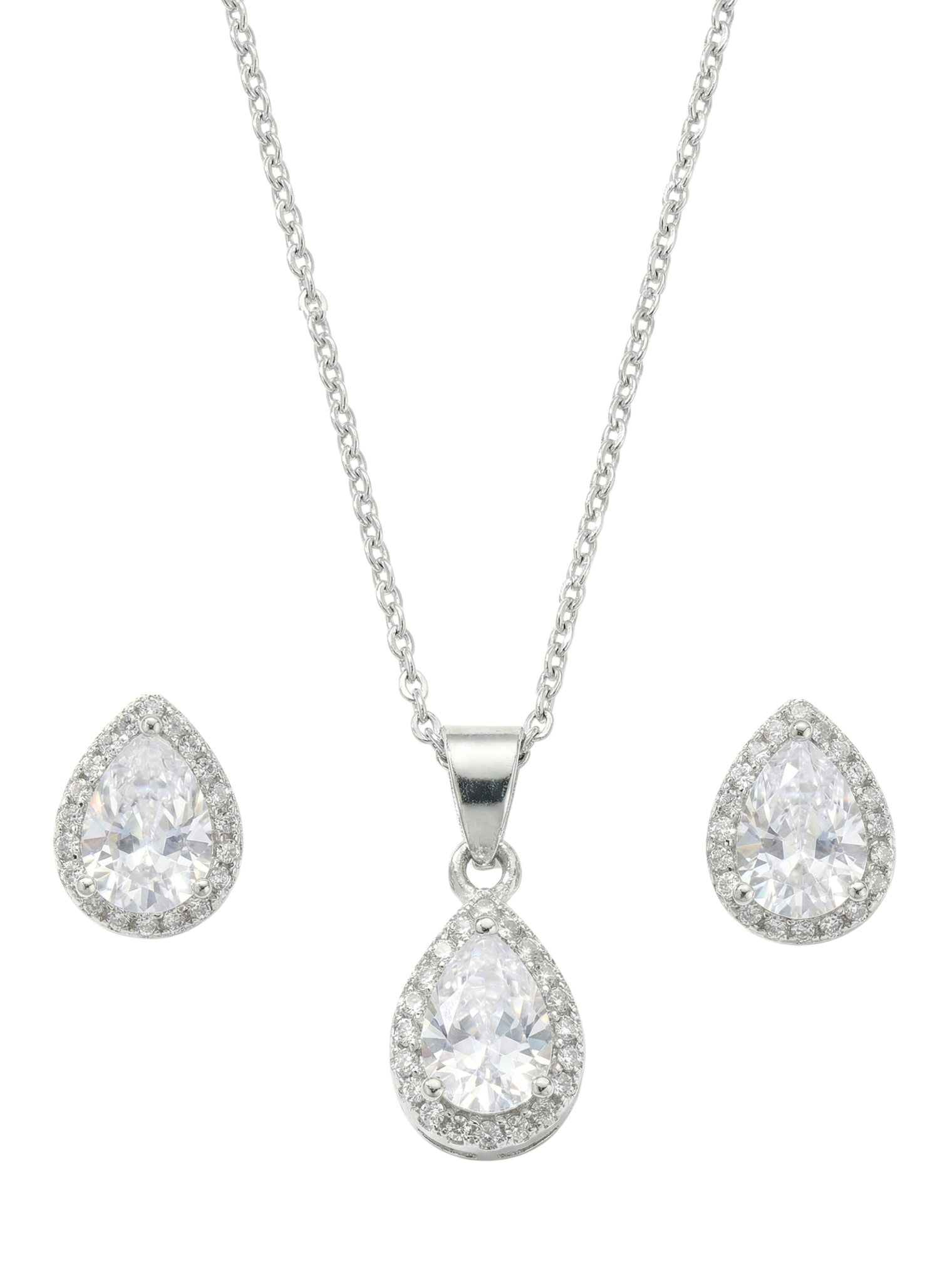 Zia Drop Pendant Necklace Set
